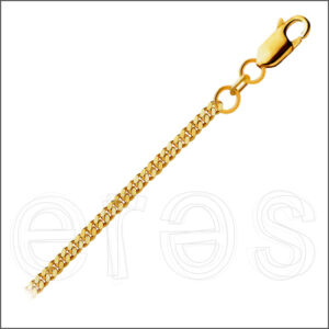 Chaînette gourmette 40 cm (court), largeur 1.7 mm.