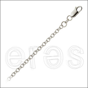 Chaînette forçat ronde 40 cm (court), largeur 1.9 mm.