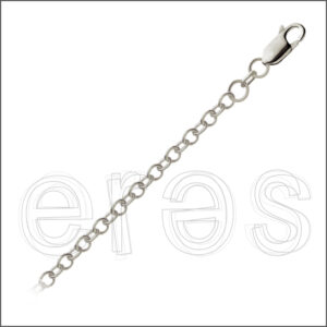 Chaînette forçat ronde 40 cm (court), largeur 2.3 mm.