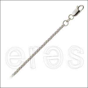 Chaînette palmier 38 cm (très court), largeur 1.1 mm.