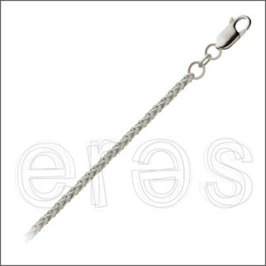 Chaînette palmier 50 cm (long), largeur 1.7 mm.