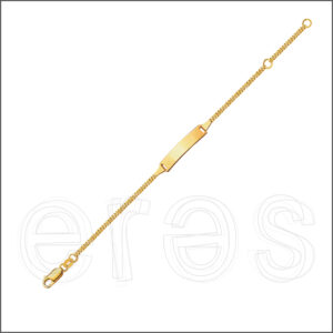 Bracelet identité gourmette pour bébé