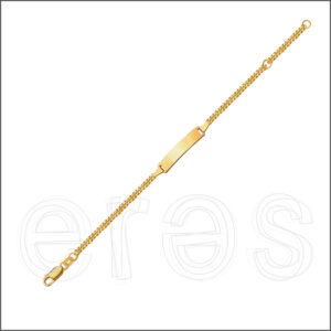 Bracelet identité gourmette pour bébé