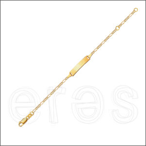Bracelet identité figaro pour bébé