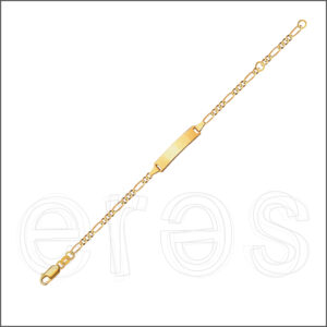 Bracelet identité figaro pour bébé