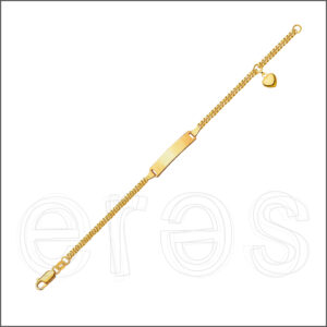 Bracelet identité gourmette pour bébé
