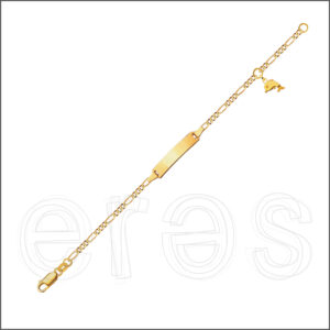 Bracelet identité figaro pour bébé