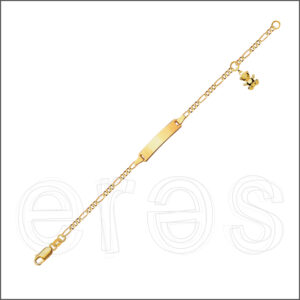 Bracelet identité figaro pour bébé