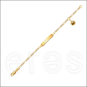 Bracelet identité figaro pour bébé