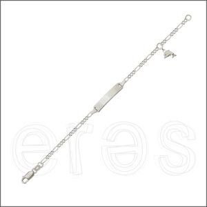 Bracelet identité figaro pour bébé