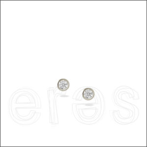 Boucles d'oreilles or gris
