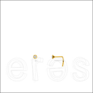 Piercing nez or jaune