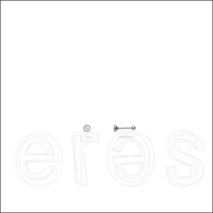 Piercing nez or gris