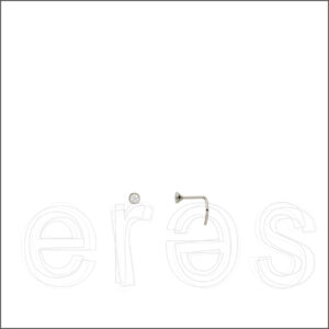 Piercing nez or gris