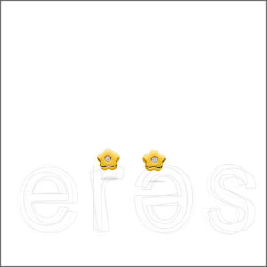 Boucles d'oreilles or jaune