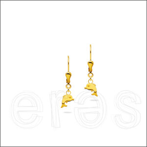 Boucles d'oreilles or jaune