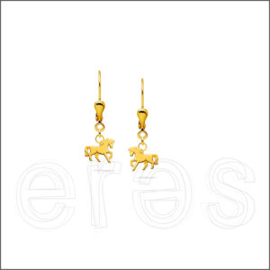 Boucles d'oreilles or jaune