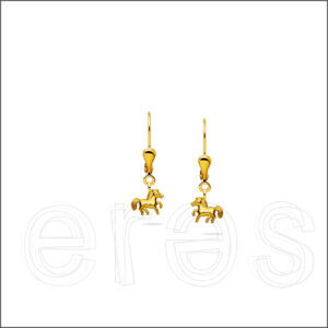 Boucles d'oreilles or jaune