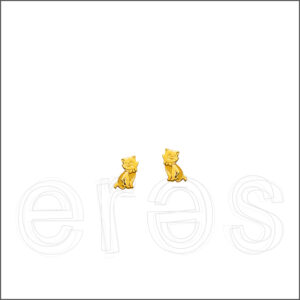 Boucles d'oreilles or jaune