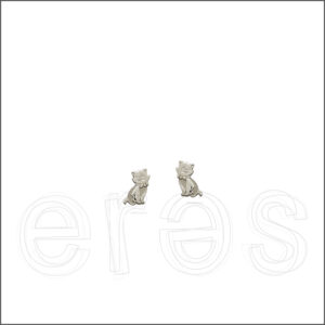 Boucles d'oreilles or gris