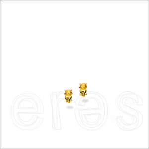 Boucles d'oreilles or jaune
