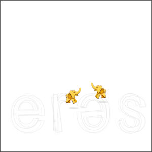 Boucles d'oreilles or jaune