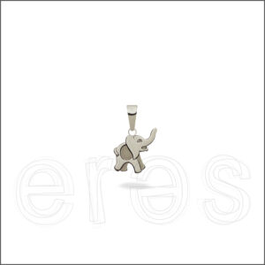 Pendentif or gris