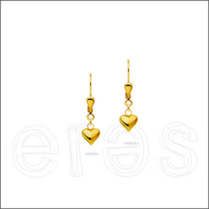 Boucles d'oreilles or jaune