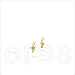 Boucles d'oreilles or jaune