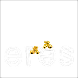 Boucles d'oreilles or jaune