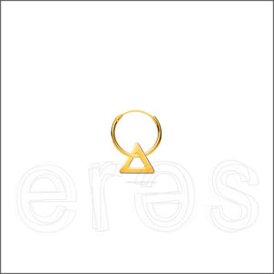 Boucle d'oreille or jaune