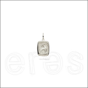 Pendentif or gris