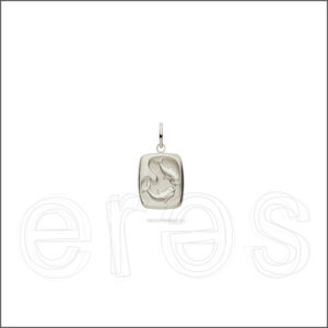 Pendentif or gris