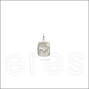 Pendentif or gris