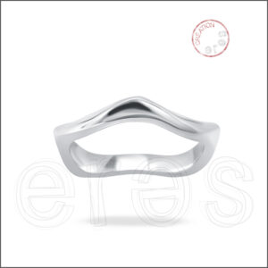 Bague en or gris