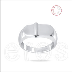 Bague en or gris