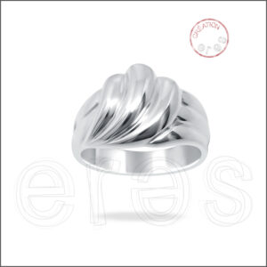 Bague en or gris