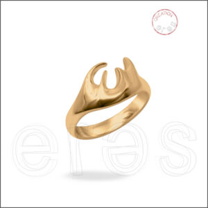 Bague en or rouge