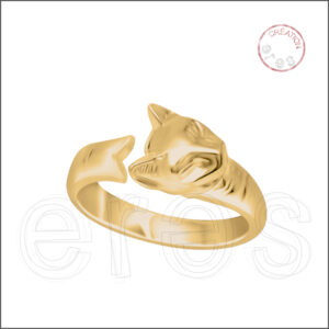 Bague en or rouge