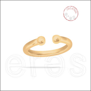 Bague en or rouge