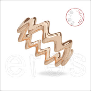 Bague en or rouge
