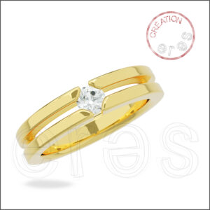 Solitaire or jaune