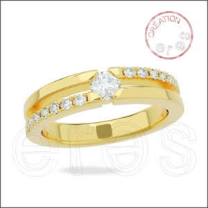 Solitaire or jaune