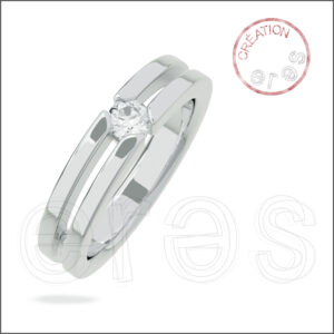 Solitaire or gris