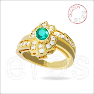 Bague en or jaune