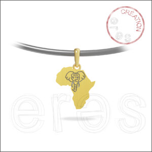 Pendentif or jaune