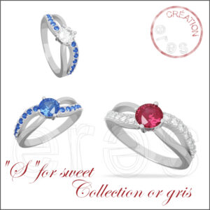 "S" for sweet en or gris