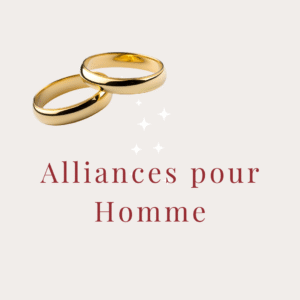 Alliances pour homme
