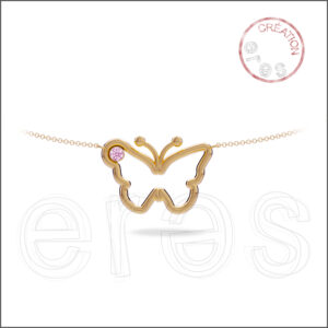 Bijoux enfants or rouge